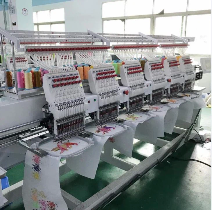 6 Heads T-shirt Embroidery MachineDesign For Sale