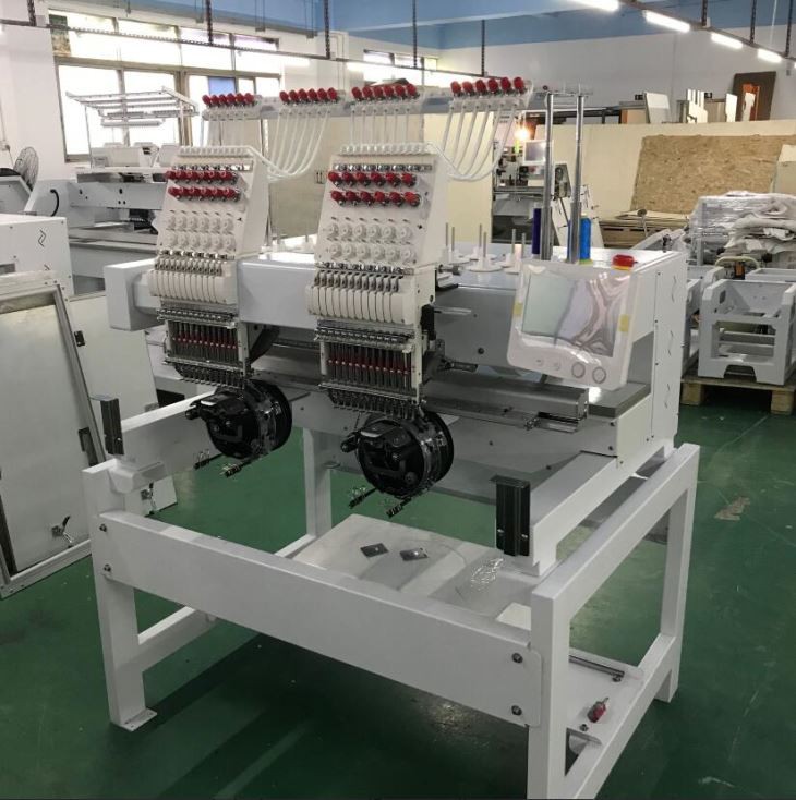 Newest 2 Heads Computer Embroidery Machines Industrial