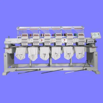 6 Kopf 12 Nadel Hochgeschwindigkeits Kommerzieller Hut Stickerei Stickerei 400 * 450 Mm