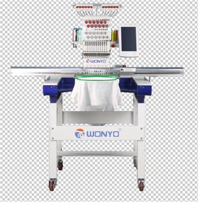 Einzelkopf 12 und 15 Nadeln Computergestützte Stickmaschine 360x1200mm