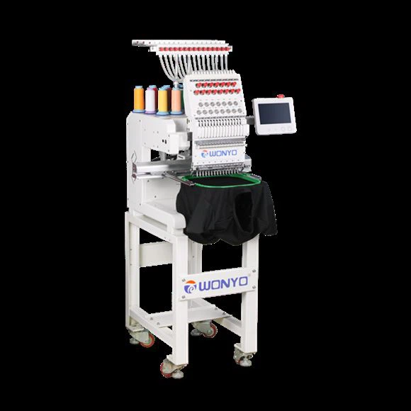 1 Head Computerized Embroidery Machine With Operating Systerm